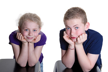 Image showing Bored kids