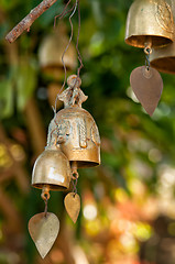 Image showing Buddhist wishing bells, Thailand