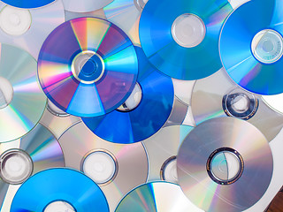 Image showing CD DVD DB Bluray disc