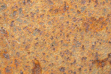 Image showing Rusted steel