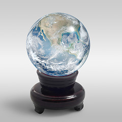 Image showing crystal globe