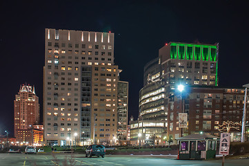 Image showing Providence, Rhode Island Skyline at night