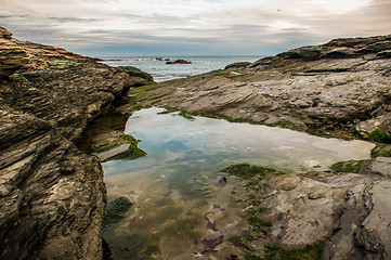 Image showing A shot of an early morning aquidneck island, newport, ri