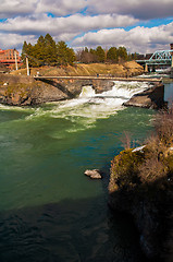 Image showing spokane washingon downtown streets and architecture