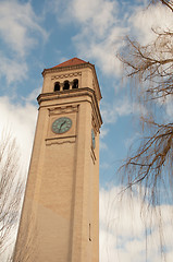 Image showing spokane washingon downtown streets and architecture