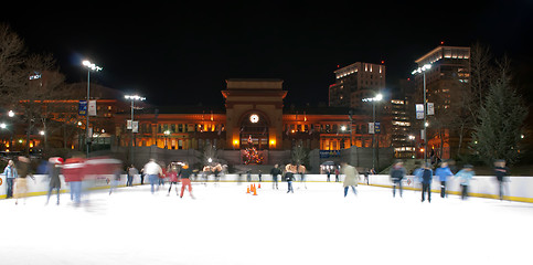 Image showing providence on a cold december evening