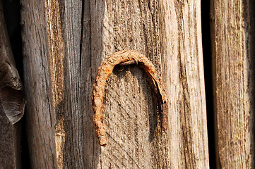 Image showing old horseshoes