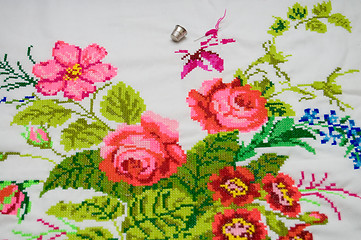 Image showing cross stitch