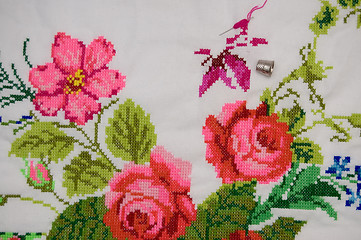 Image showing cross stitch