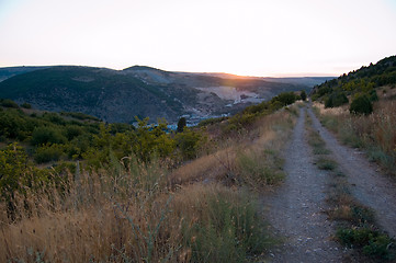 Image showing dirt mountain road