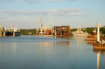 Image showing rivers dock