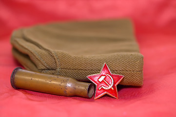 Image showing cartridge on red background