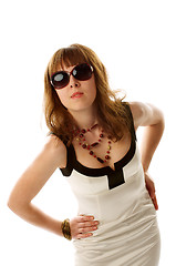 Image showing Young Woman in Sunglasses