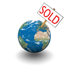 Image showing Sold planet