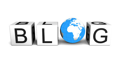 Image showing Global blog