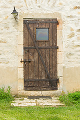 Image showing Old wooden door 