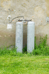 Image showing Gas bottles