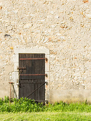 Image showing Old wooden door 