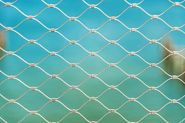 Image showing Metal fence