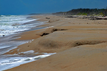 Image showing sandy ocean beach