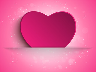 Image showing Happy Mother Day Heart Background