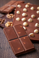 Image showing various chocolate bar