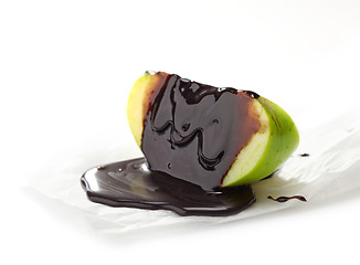 Image showing apple with chocolate