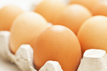 Image showing Eggs in a package