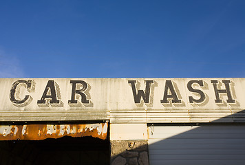 Image showing Abandoned Car Wash, Raymond, Washington