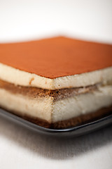 Image showing home made tiramisu dessert 