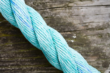 Image showing Light Blue Rope