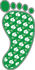 Image showing Green Footprint