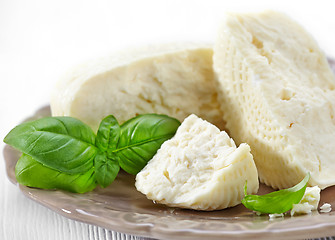 Image showing fresh feta cheese 