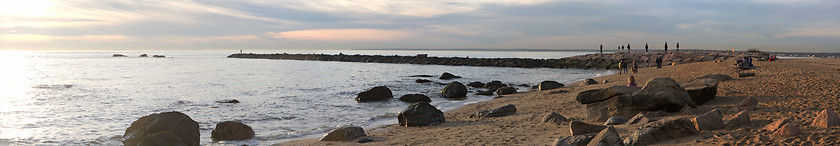 Image showing Hammonasset Beach Panorama