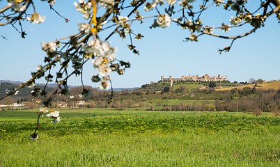 Image showing Postcard from Monteriggioni