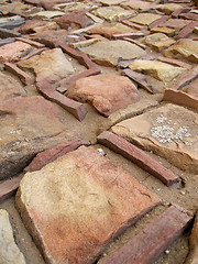 Image showing Square bricks