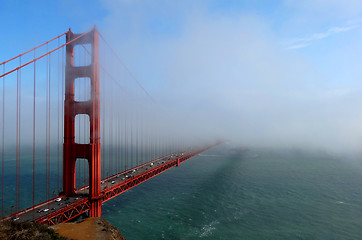 Image showing One Part of the Golden Gate Bridge