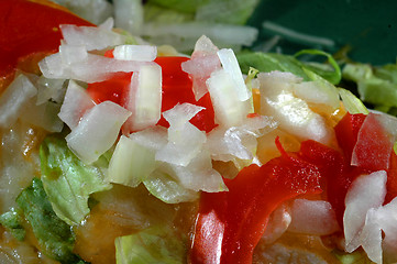 Image showing enchilada close up