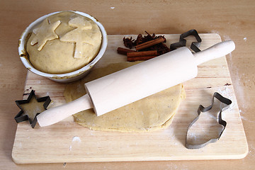 Image showing original czech christmas gingerbread