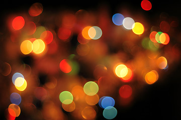 Image showing abstract color christmas background