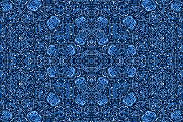 Image showing Abstract blue background