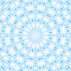 Image showing Abstract blue pattern on white