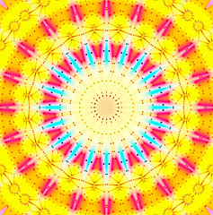 Image showing Bright abstract pattern