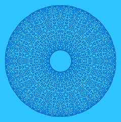 Image showing Abstract radial shape