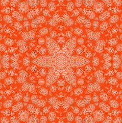 Image showing Abstract orange background with pattern