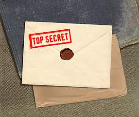 Image showing top secret envelope