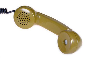 Image showing Retro telephone reciver