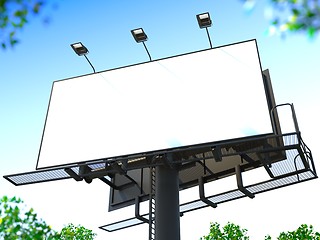 Image showing Blank Billboard.