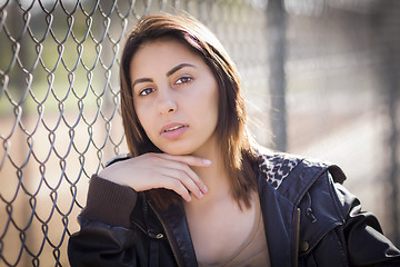 Image showing Beautiful Mixed Race Young Woman