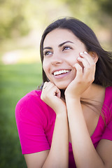 Image showing Beautiful Mixed Race Young Woman